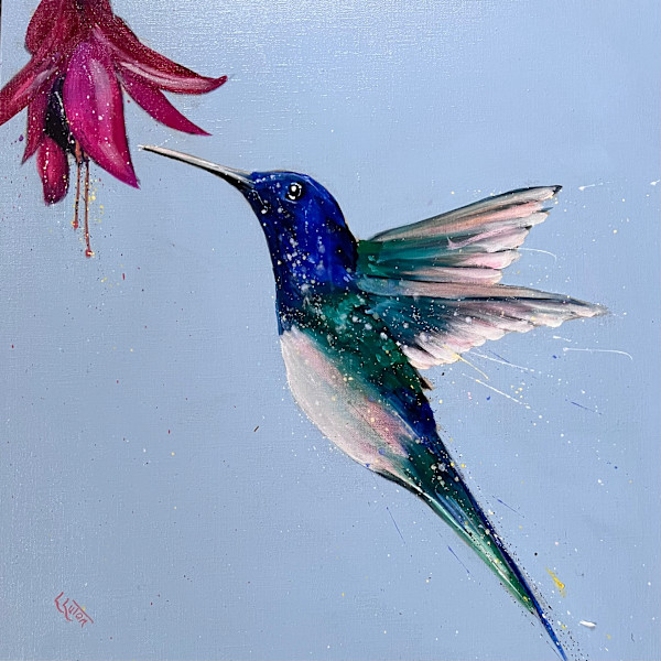 Humming bird (commission) by Louise Luton