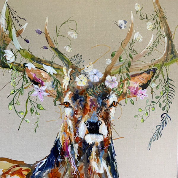 Flowery stag by Louise Luton, Image 3.