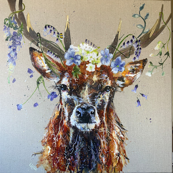 Bluebell stag by Louise Luton, Image 9.