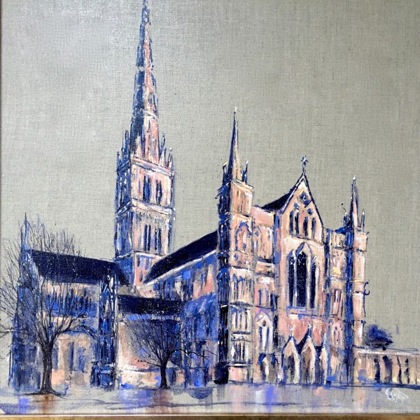 Dusk at the Cathedral by Louise Luton