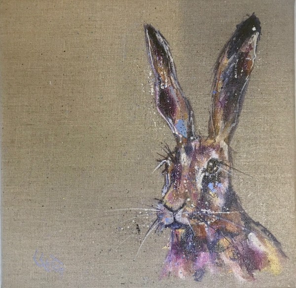 Purple Hare by Louise Luton