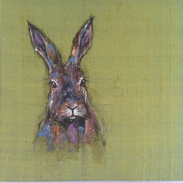 Thoughtful hare by Louise Luton