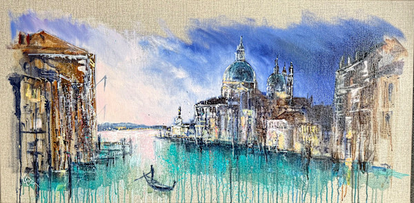 Venice View from the Academia by Louise Luton