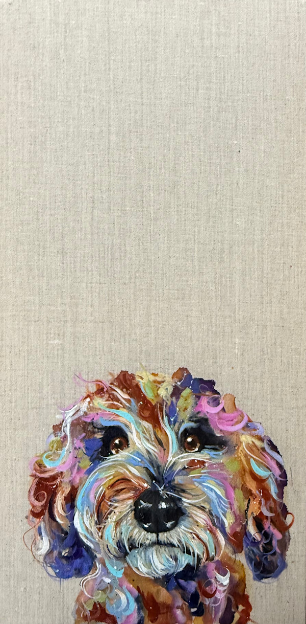 Colourful Cockapoo by Louise Luton, Image 1.