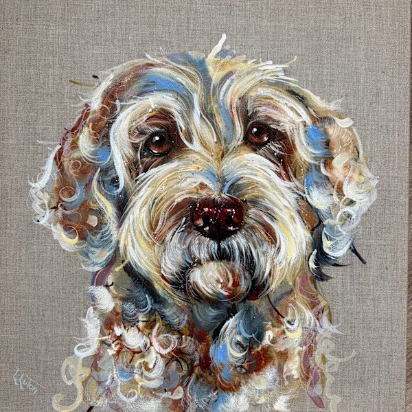 Cooper (Golden Doodle) by Louise Luton, Image 5.