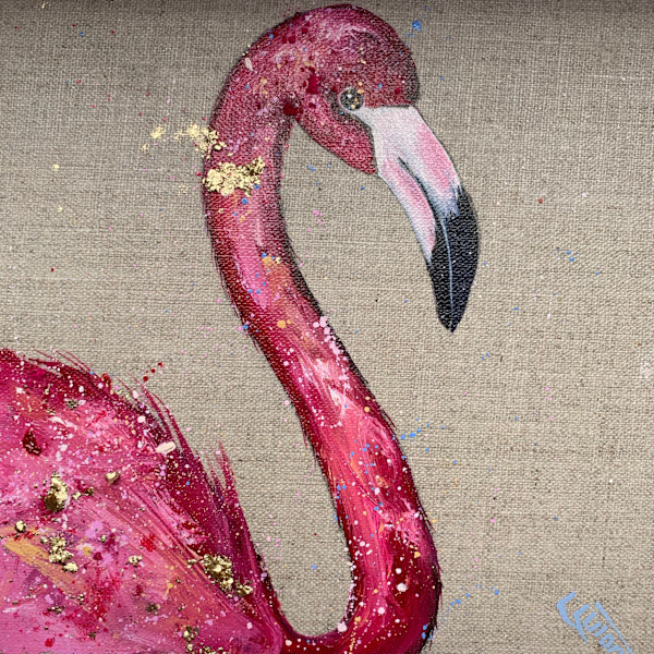 Little flamingo by Louise Luton, Image 1.