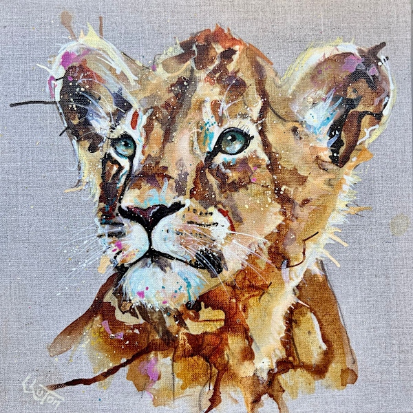 Little cub by Louise Luton