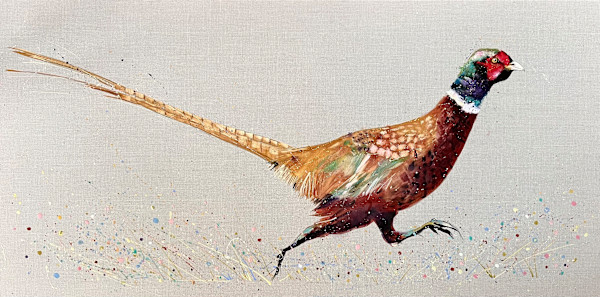 Flash the pheasant by Louise Luton