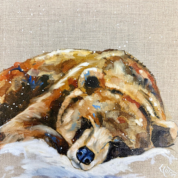 Little Snoozy bear by Louise Luton