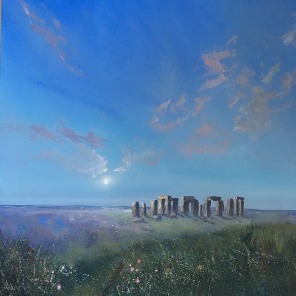 Springtime at the stones by Louise Luton