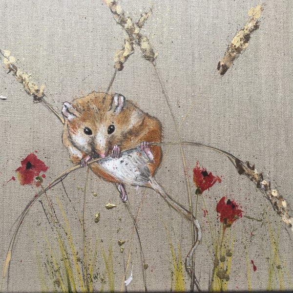 Dormouse in the harvest by Louise Luton