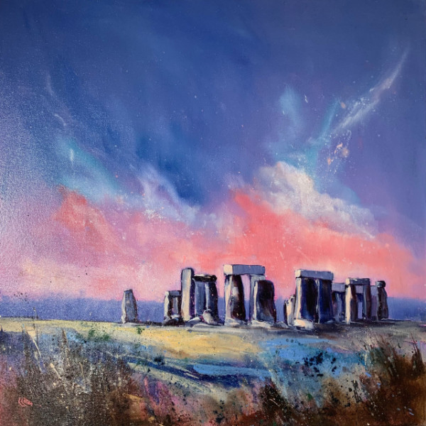Sunrise at the stones by Louise Luton