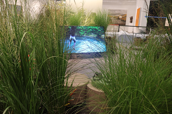 Ancestral Currents Video Installation by Ania Freer, Arsimmer McCoy, Kunya Rowley, Cornelius Tulloch, Image 1.