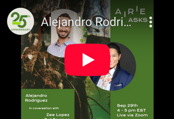 AIRIE.Foundation Asks with Alejandro Rodriguez  + Zee Lopez Del Carmen by Alejandro Rodriguez, Image 1.