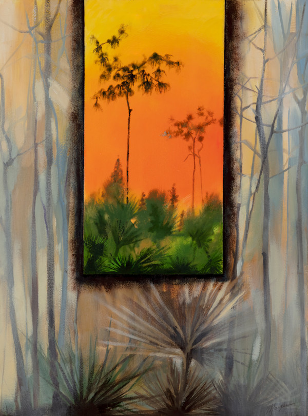 Dry/Wet Pine Island by Donna Marxer