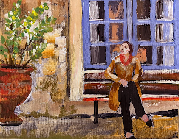 The Paris Bench by Virginia Dixon