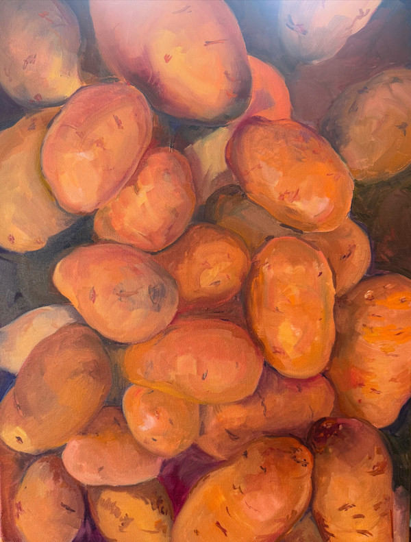 Piles of Potatoes by Rachel Houlihan