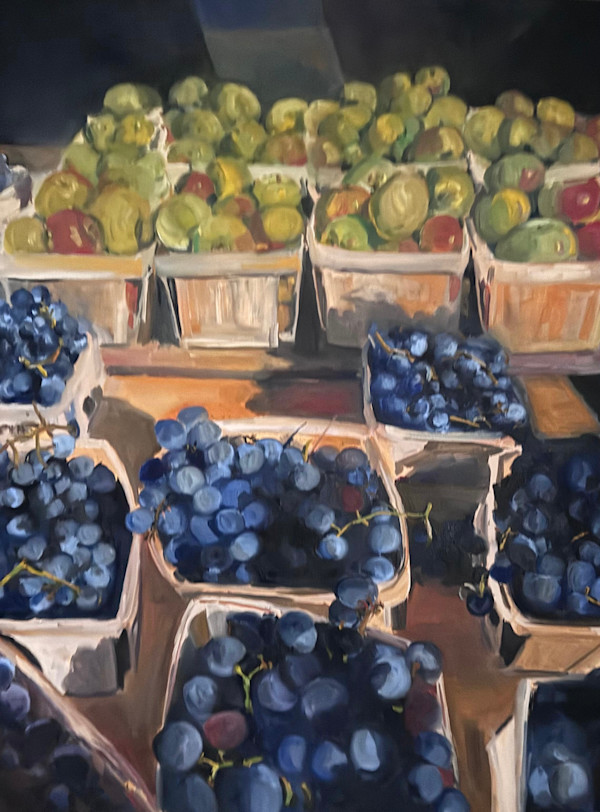Grapes and Apples by Rachel Houlihan, Image 1.