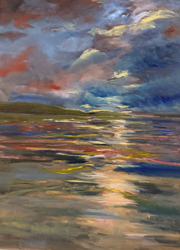 Storm at Laite Beach by Rachel Houlihan