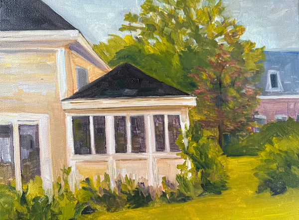 July Backyard by Rachel Houlihan
