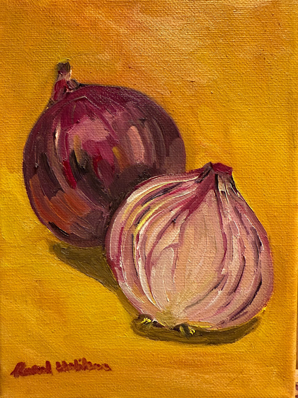 Red Onion and a Half by Rachel Houlihan