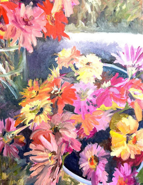 Zinnea Bucket by Rachel Houlihan