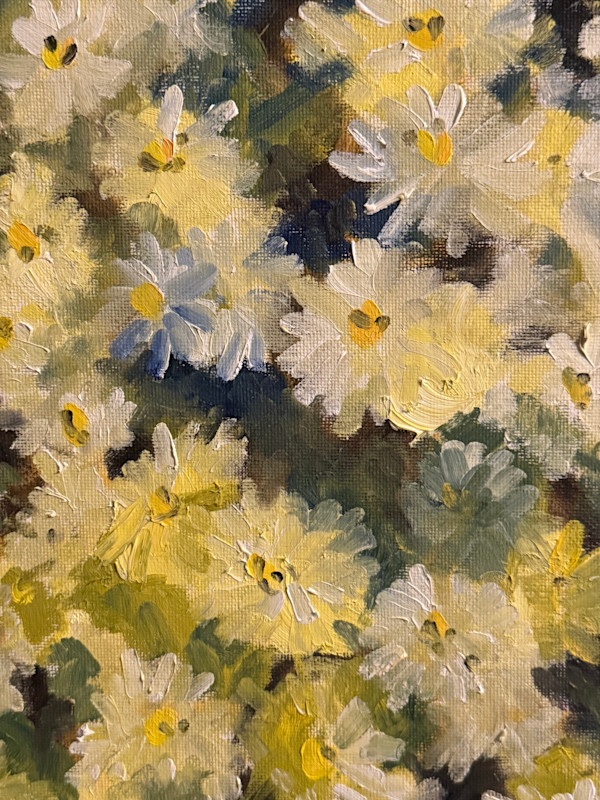 Yellow Mums at the Common Ground Fair by Rachel Houlihan, Image 1.