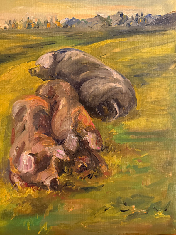 Renaissance Pigs by Rachel Houlihan, Image 1.