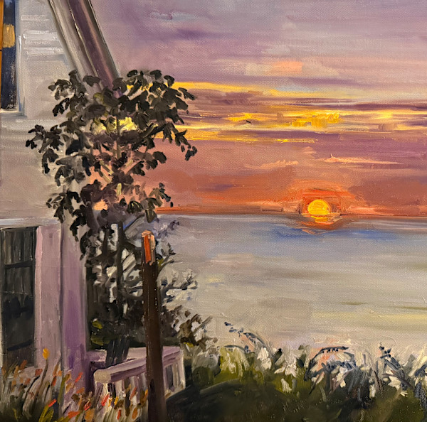 Sunset on Monhegan by Rachel Houlihan, Image 1.