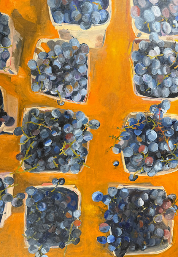 Grapes at the Market by Rachel Houlihan, Image 1.