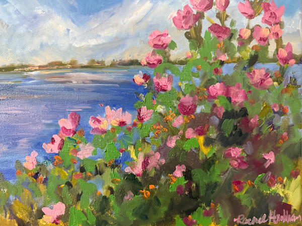 Beach Roses in Rockland by Rachel Houlihan, Image 1.