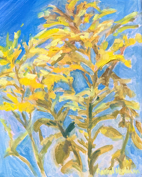 Goldenrod Study in Blue by Rachel Houlihan, Image 1.