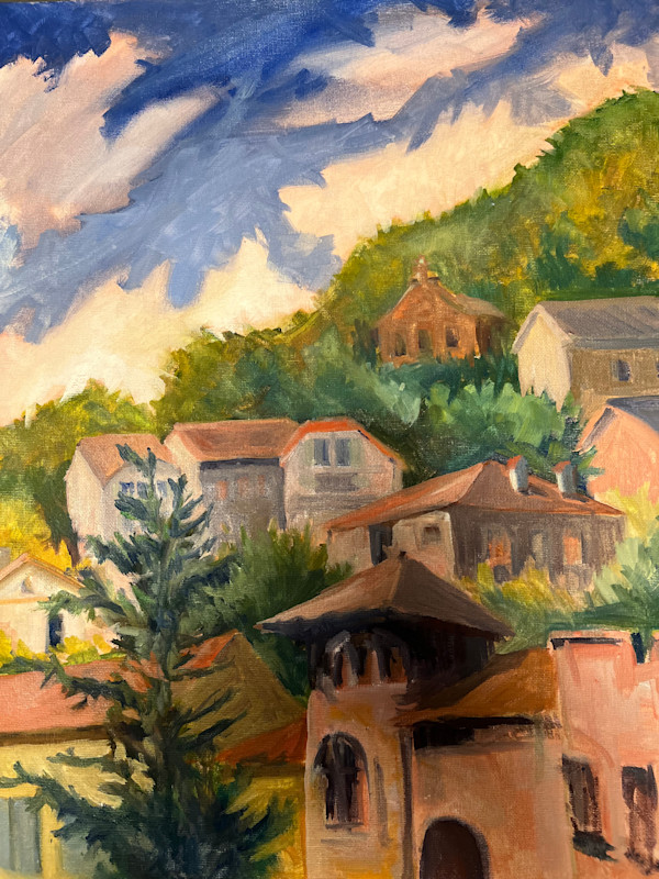 La Napoule Hill Side by Rachel Houlihan
