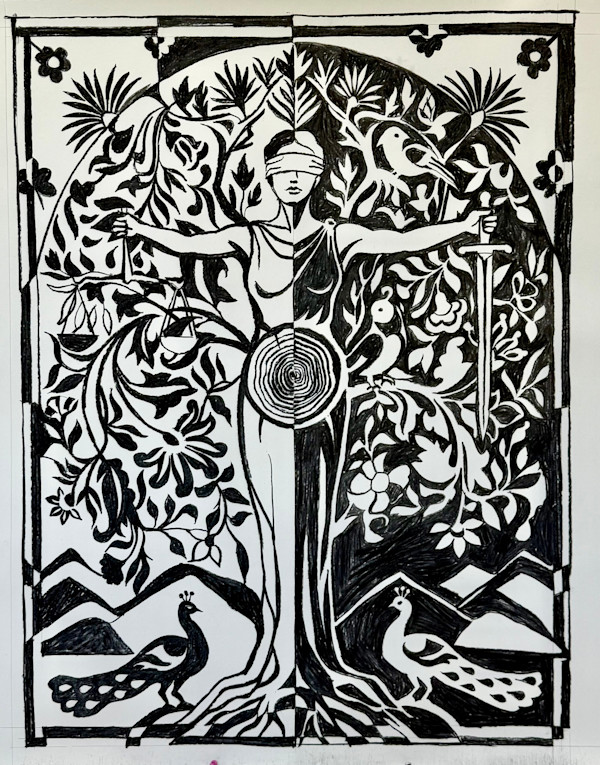 Tree Rings Womb Life Justice by C. Finley, Image 1.