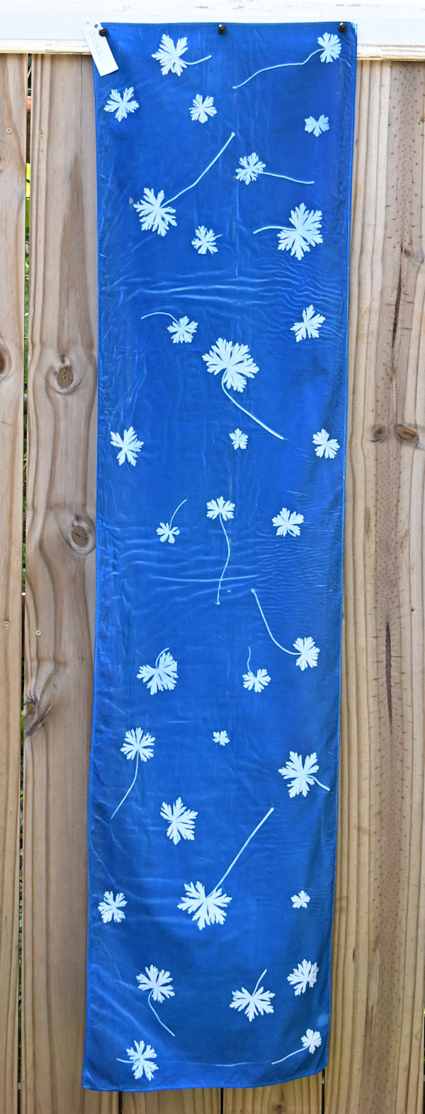 Botanical Cotton Scarf by Emily Ruffner Hillhouse, Image 1.