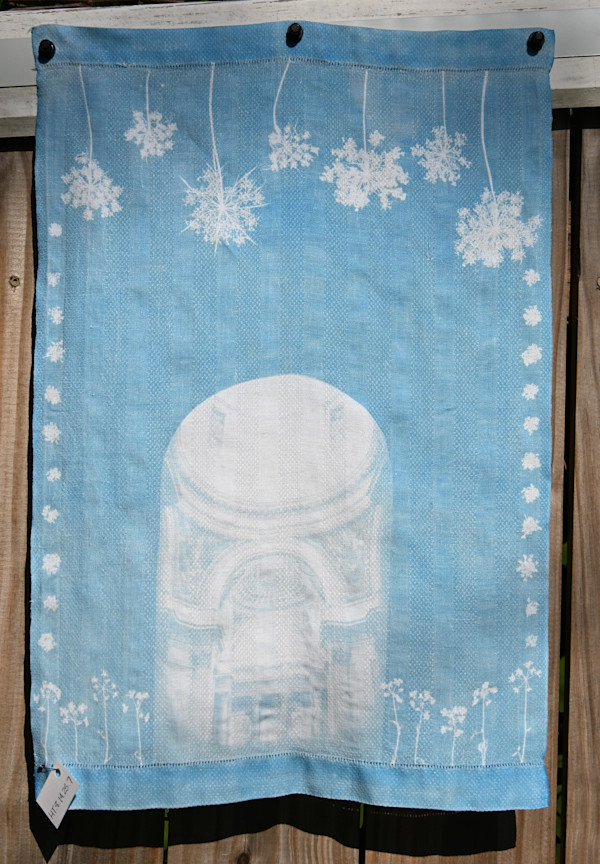 Sacre Coeur Hand Towel by Emily Hillhouse