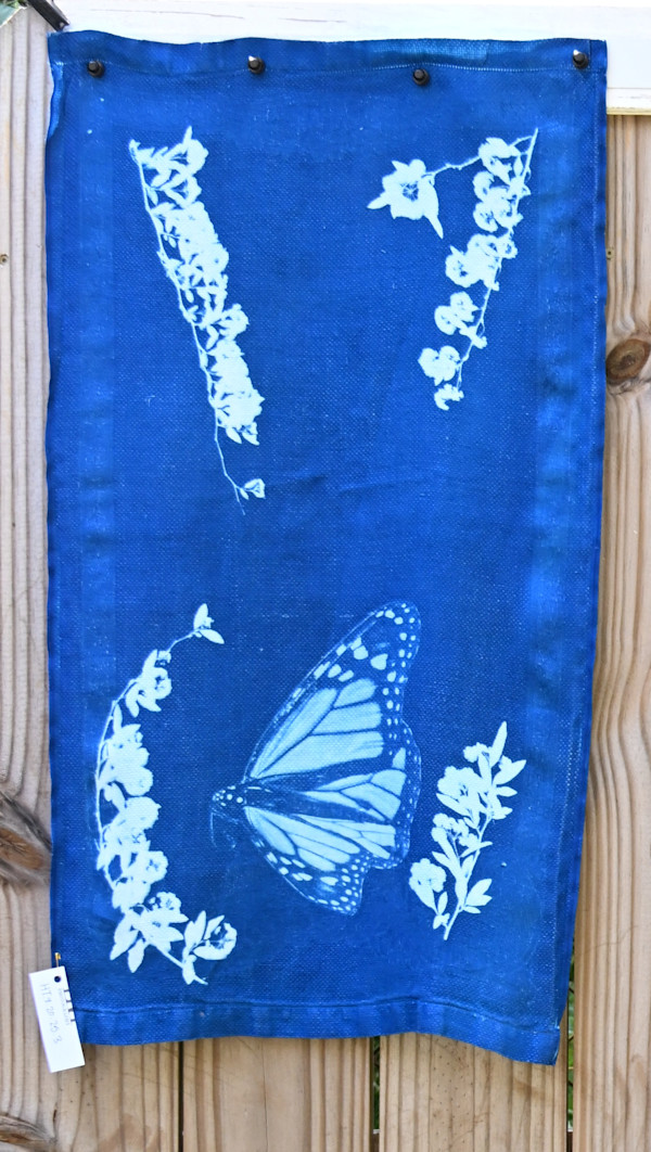Butterfly Hand Towel by Emily Ruffner Hillhouse