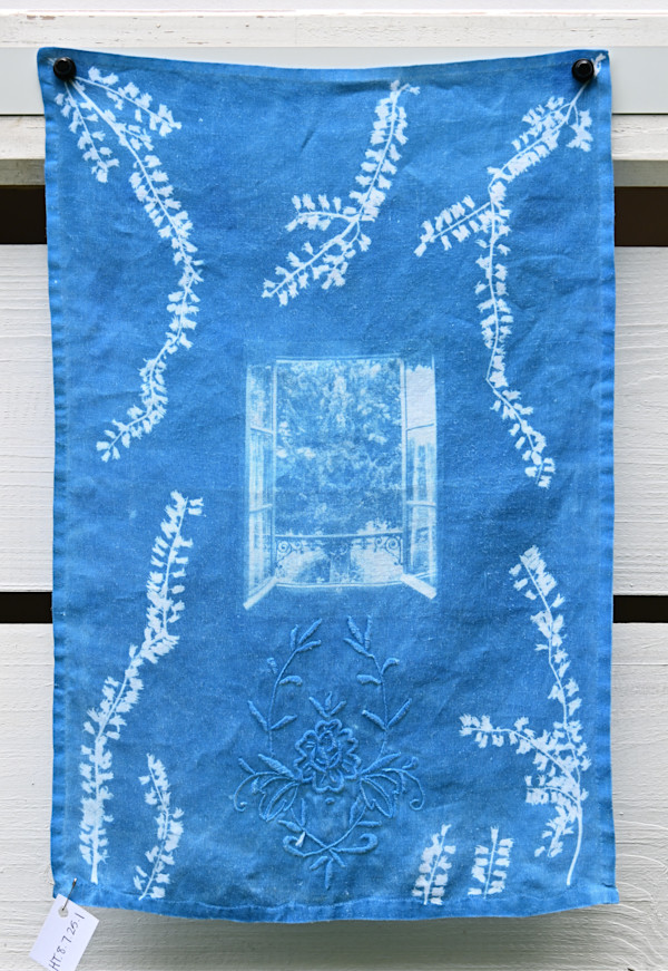 Monet's Window Hand Towel by Emily Hillhouse