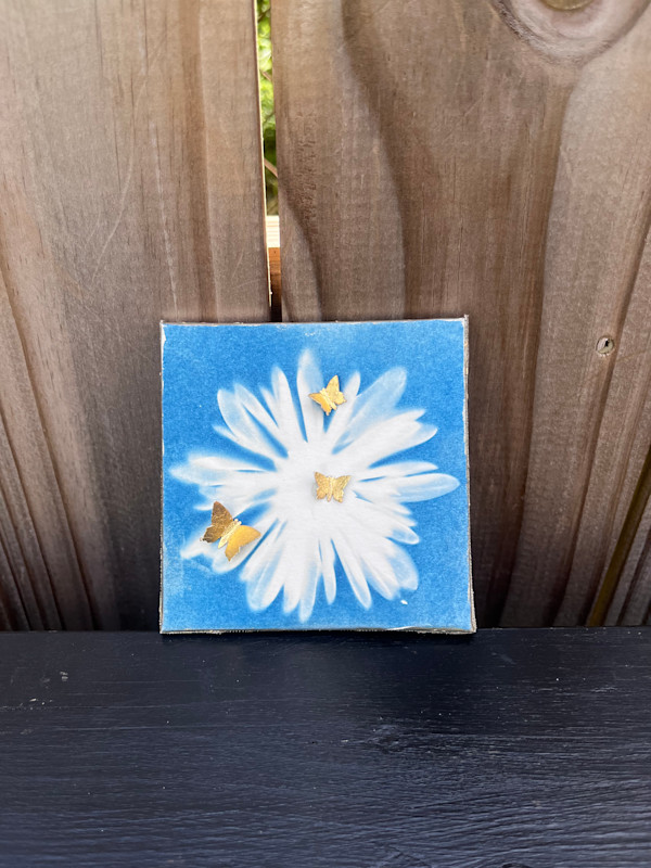 Flower and Butterfly Collage by Emily Ruffner Hillhouse