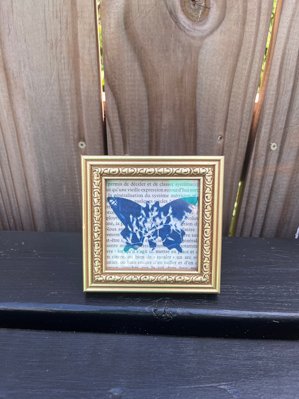 Framed Butterfly Collage by Emily Ruffner Hillhouse, Image 1.