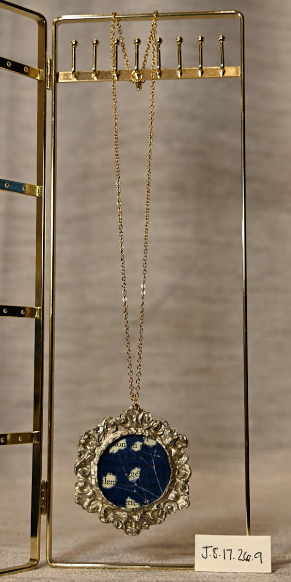 Gold Chain Frame Necklace by Emily Ruffner Hillhouse, Image 13.