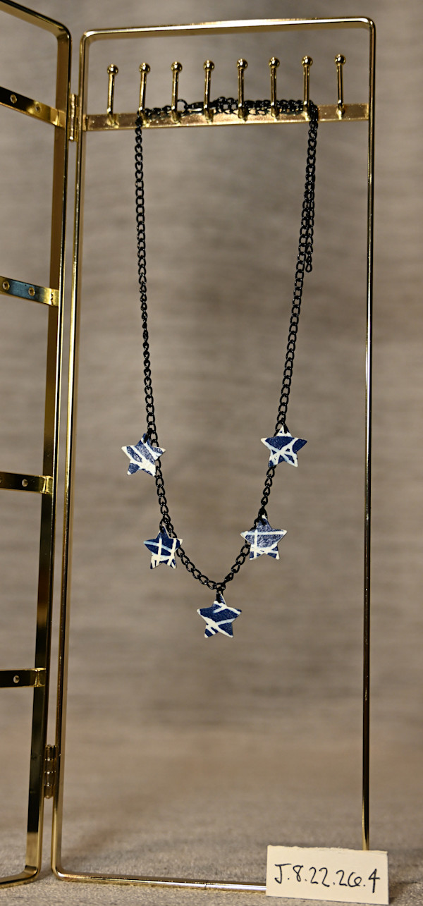 Black Chain Star Necklace by Emily Ruffner Hillhouse, Image 7.