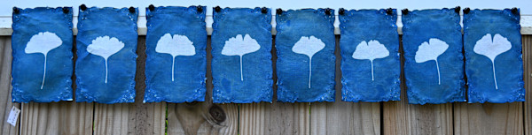 Ginkgo Leaf Napkin Set by Emily Hillhouse
