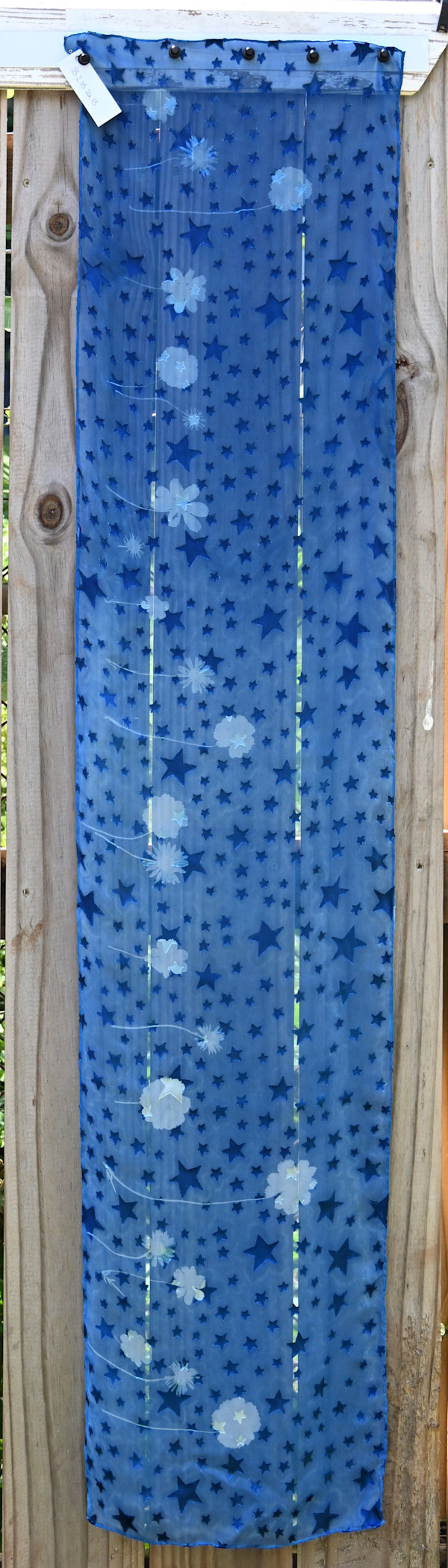 Flower and Star Scarf by Emily Ruffner Hillhouse