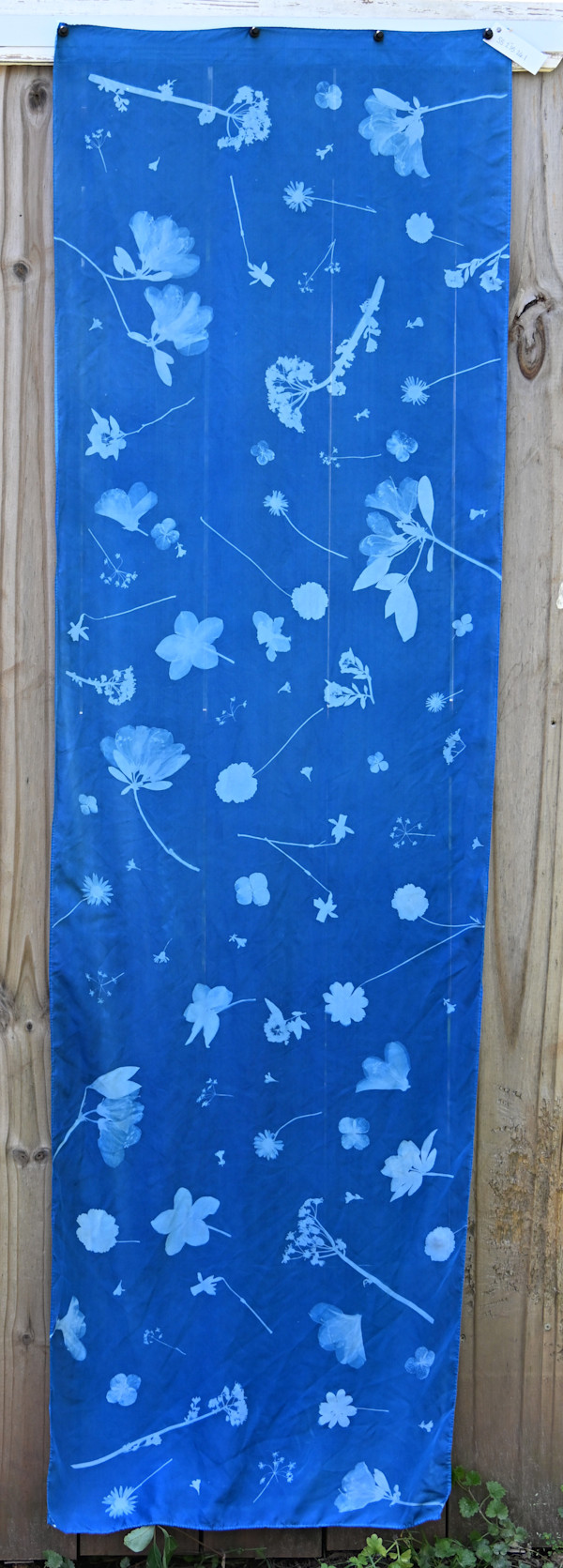 Floral Silk Scarf by Emily Ruffner Hillhouse