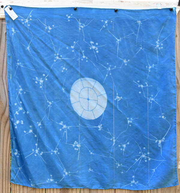 Louvre Window Silk Scarf by Emily Ruffner Hillhouse, Image 1.