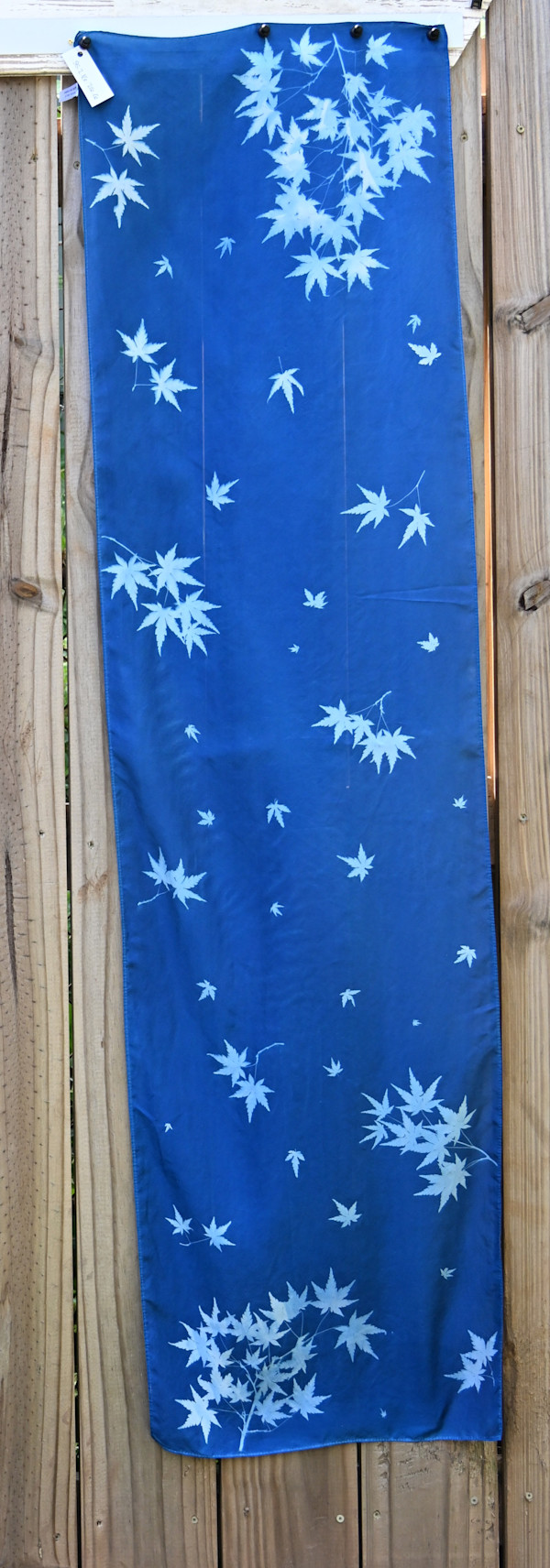 Japanese Maple Silk Scarf by Emily Ruffner Hillhouse, Image 1.