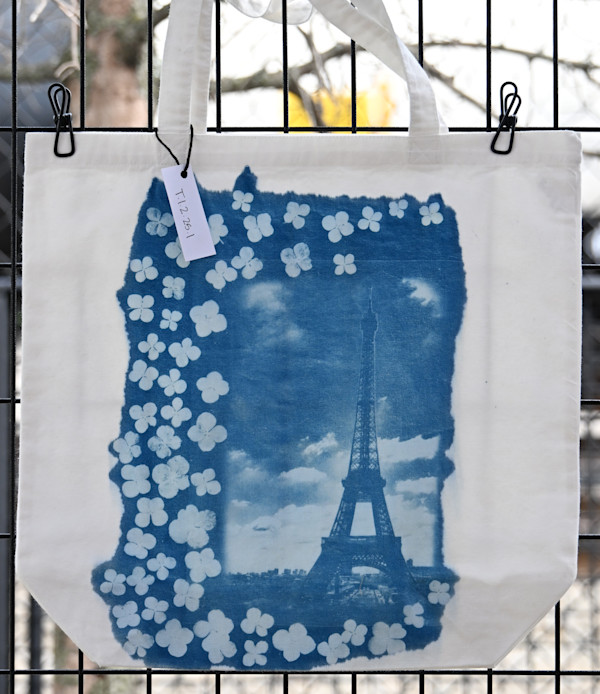 Eiffel Tower Tote by Emily Hillhouse
