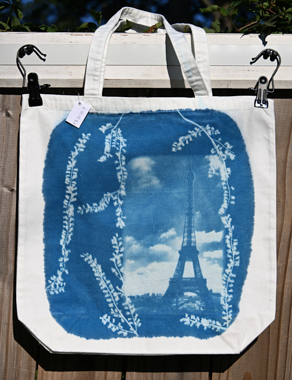 Eiffel Tower Tote Bag by Emily Hillhouse