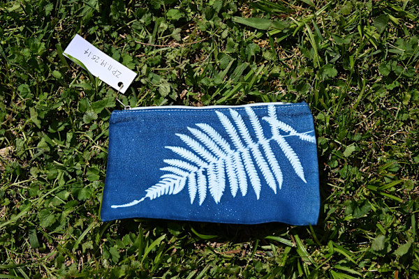 Fern Zipper Pouch by Emily Ruffner Hillhouse, Image 1.